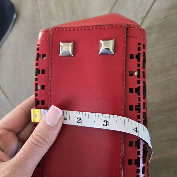 Ermanno Scervino Perforated Leather Crossbody Handbag - Picture 15 of 16